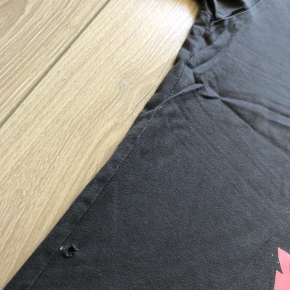 H&M Star Wars Oversized Chinese Vera Graphic T-Shirt in Black and Pink Size S - Picture 7 of 10